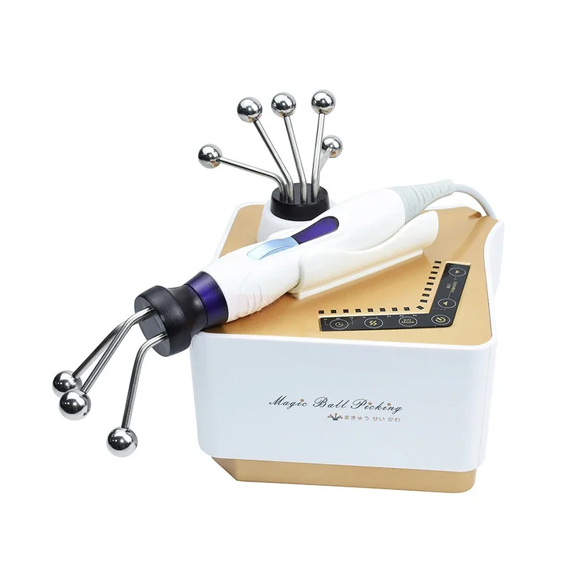 3 + 5 pólo sonda bio micro-elétrica vibração massagem instrumento de beleza 200w fáscia instrumento de beleza vibração dispositivo de massagem