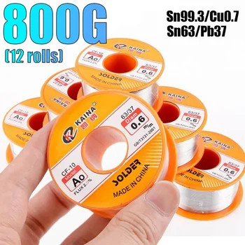 はんだごて,低融点,環境にやさしい,はんだ付けポイント,クリーニング不要,sn99.3cu0.7,鉛フリー,50g, 800g