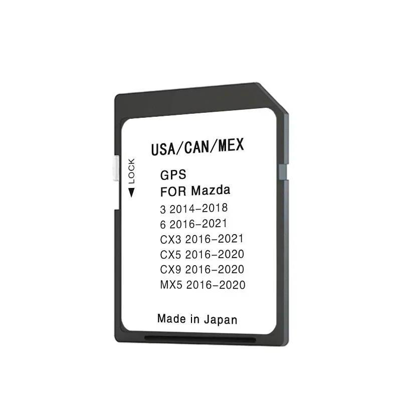 Imagem -04 - Recente Atualização Mapas Versão Navegação Cartão Gps sd América do Norte para Mazda Cx3 Mx5 com Adesivo Anti Nevoeiro Mais