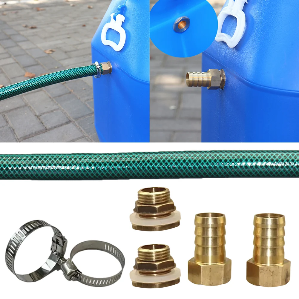 Brass Fittings Rain Pipe Connector Kit for Simple Installation for versatile Fit Efficient Water Conservation Garden Watering