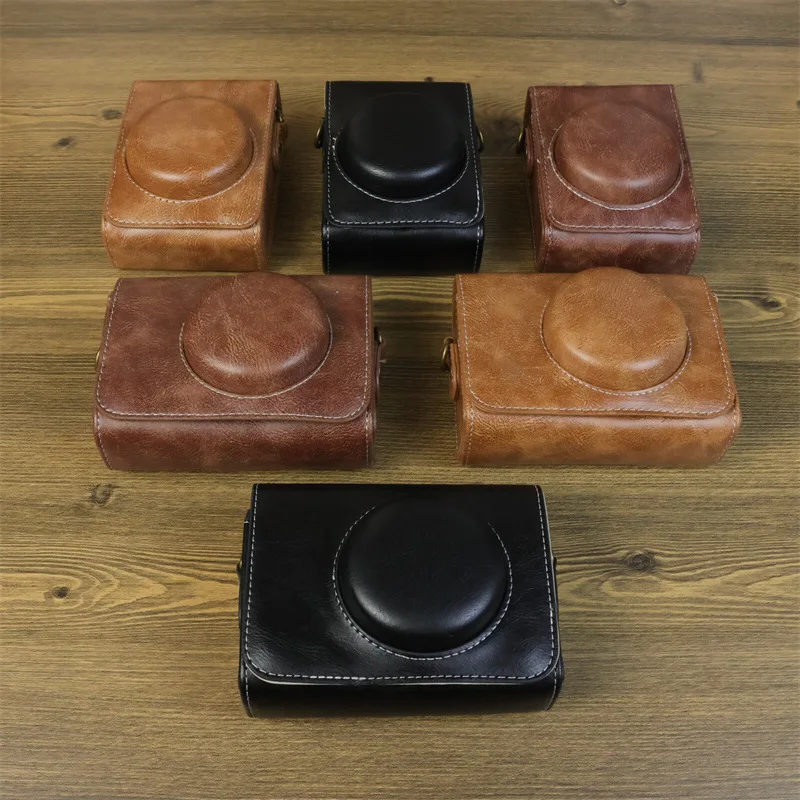 

For Sony ZV-1m2 digital camera leather case zv1f protective case, Canon g7x2 3 portable case