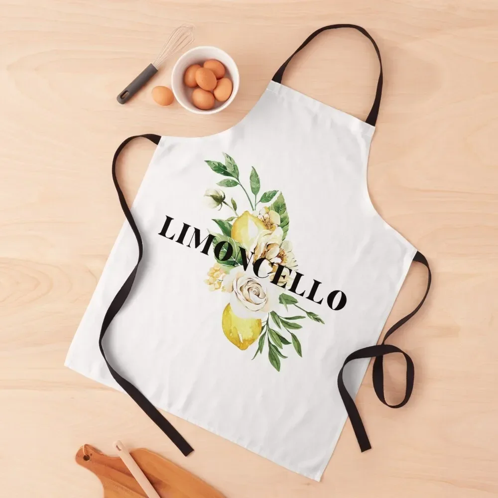 Limoncello Lemon Apron Sexy Restaurant Kitchen Equipment women's work Apron