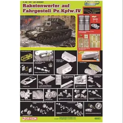 DRAGON 6883 1/35 Raketenwerfer Auf Fahrgestell Pz.Kpfw.IV /Magic Truck Model Kit