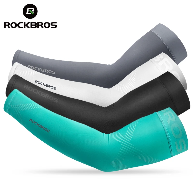 Rockbros Manga de Compressão Esportiva para Corrida e Ciclismo