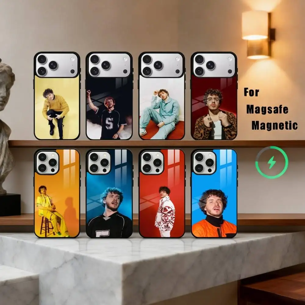 

SINGER J-Jack H-Harlow-W Phone Case For iPhone17,16,15,14,13,12,11 Plus,Pro Max Magnetic For Magsafe Wireless Charging
