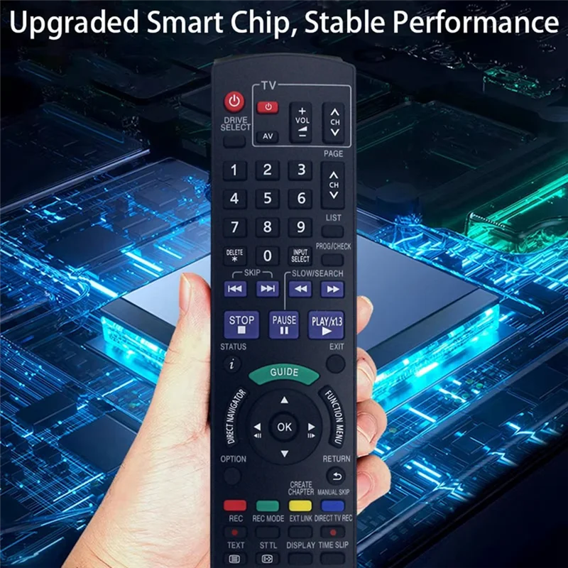 

N01R-Remote Control N2QAYB000336 Replacement For PANASONIC DVD Recorder N2QAYB000336 Remote Control