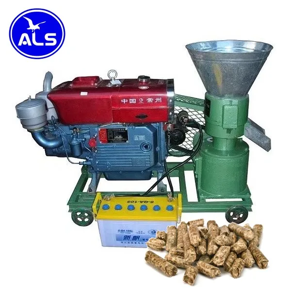 New mini pellet machine with gasoline diesel engine sale online