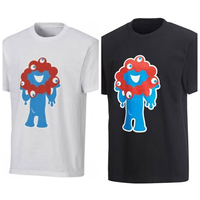 Fukumoto Aicai's Same Style Surrounding T-shirt for Male Female Couples At The 2025 Osaka Expo in Japan Loose Fitting Clothes