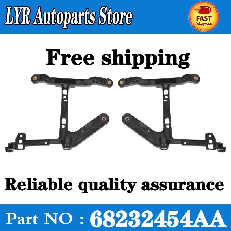 

High quality A suit of Front Fog Light Bumper Bracket For 13-18 Dodge Ram 1500 68232454AA 68196980AB CH1061108 car accessories