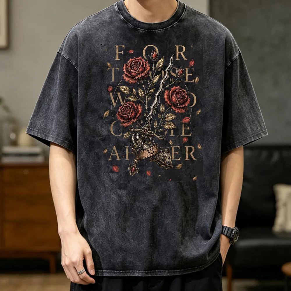 Expedition 33 cotton Vintage Washed top tees teen Vintage Retro Graphic Breathable t shirt Vintage Breathable 2000s Psychedelic