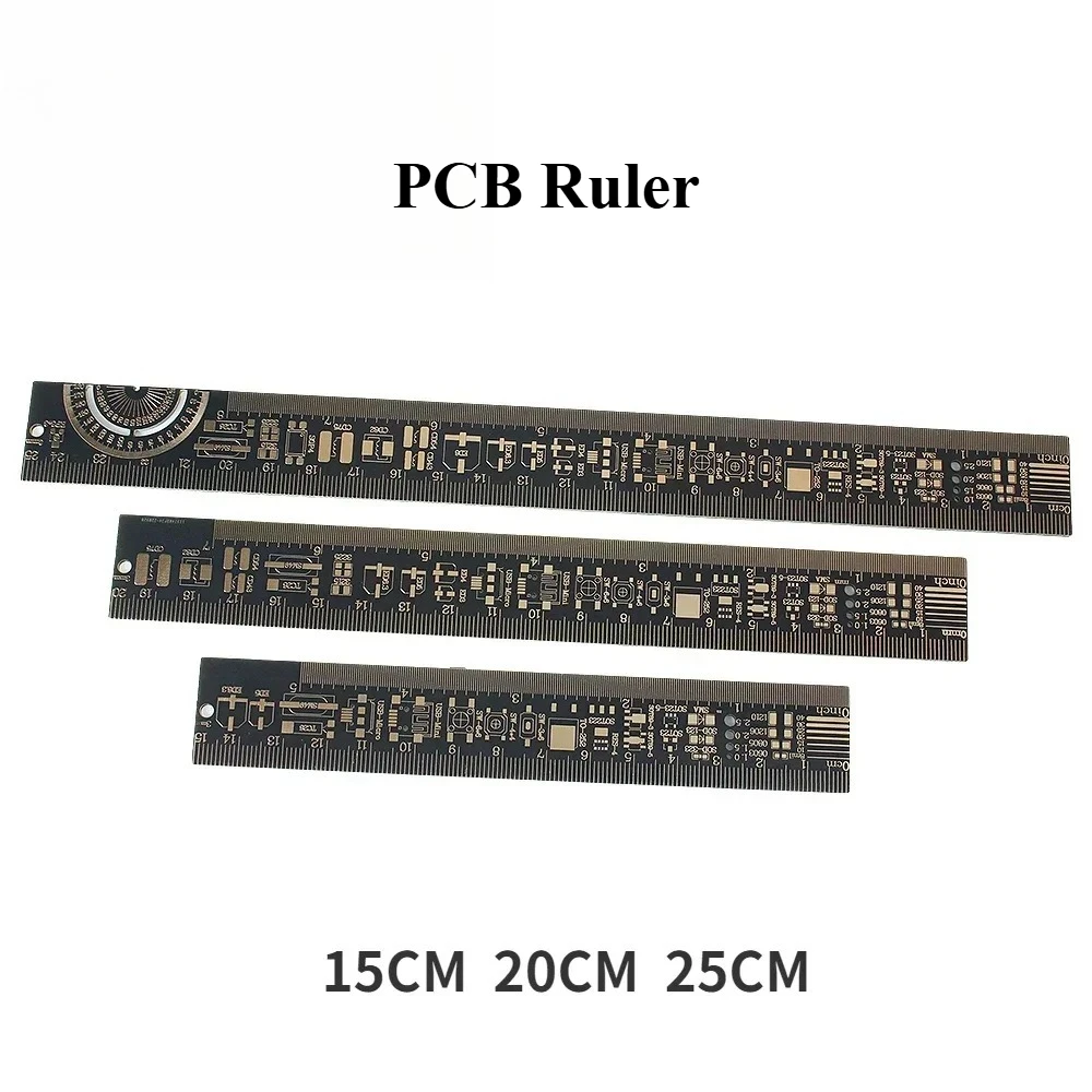 Linijka PCB 15CM 20CM 25CM Wielofunkcyjne Narzędzie Pomiarowe Rezystor Kondensator Układ Scalony IC SMD Dioda Tranzystor Linijka Inżynieryjna PCB