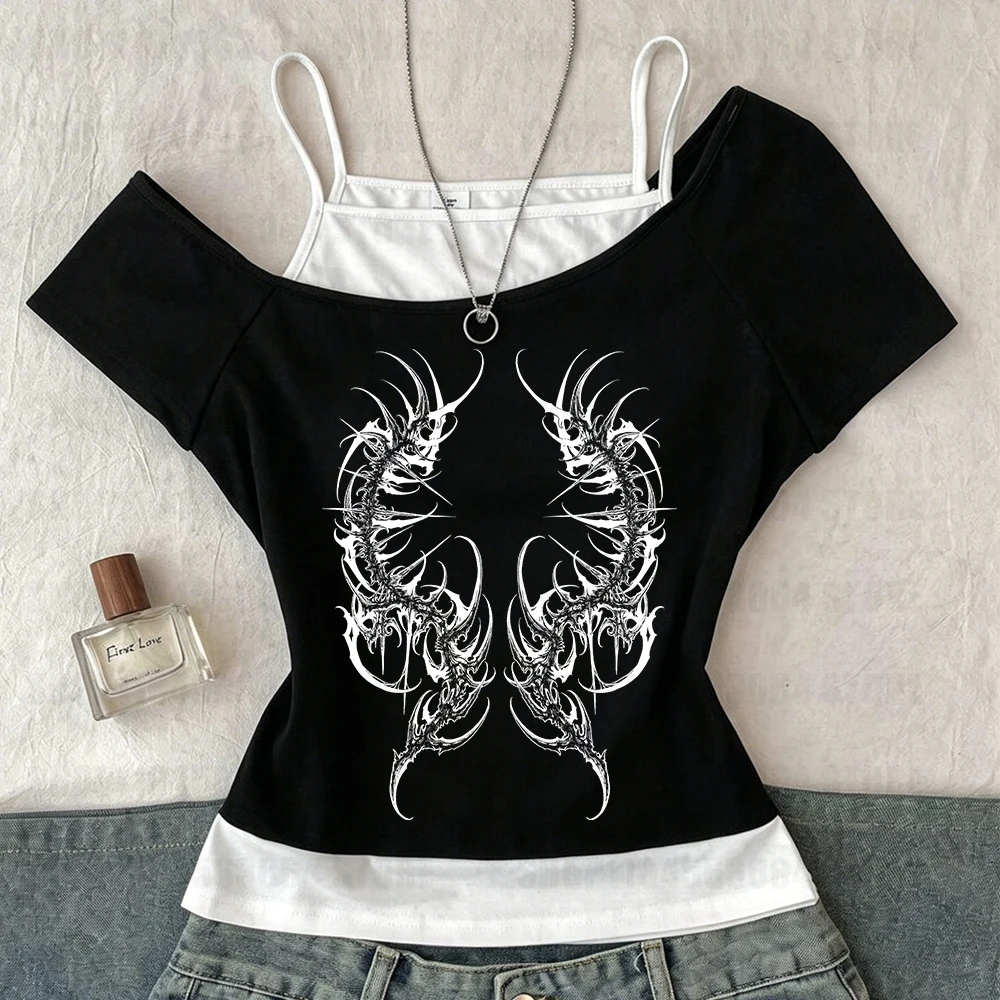 Trashy Y2k 2000s Tops 90s Vint - Women'S Fashion From The 90S recension och pris