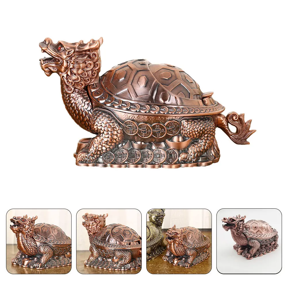 

Ветрозащитная пепельница для домашнего офиса, декор с чехлом, художественное украшение для сплава цинка