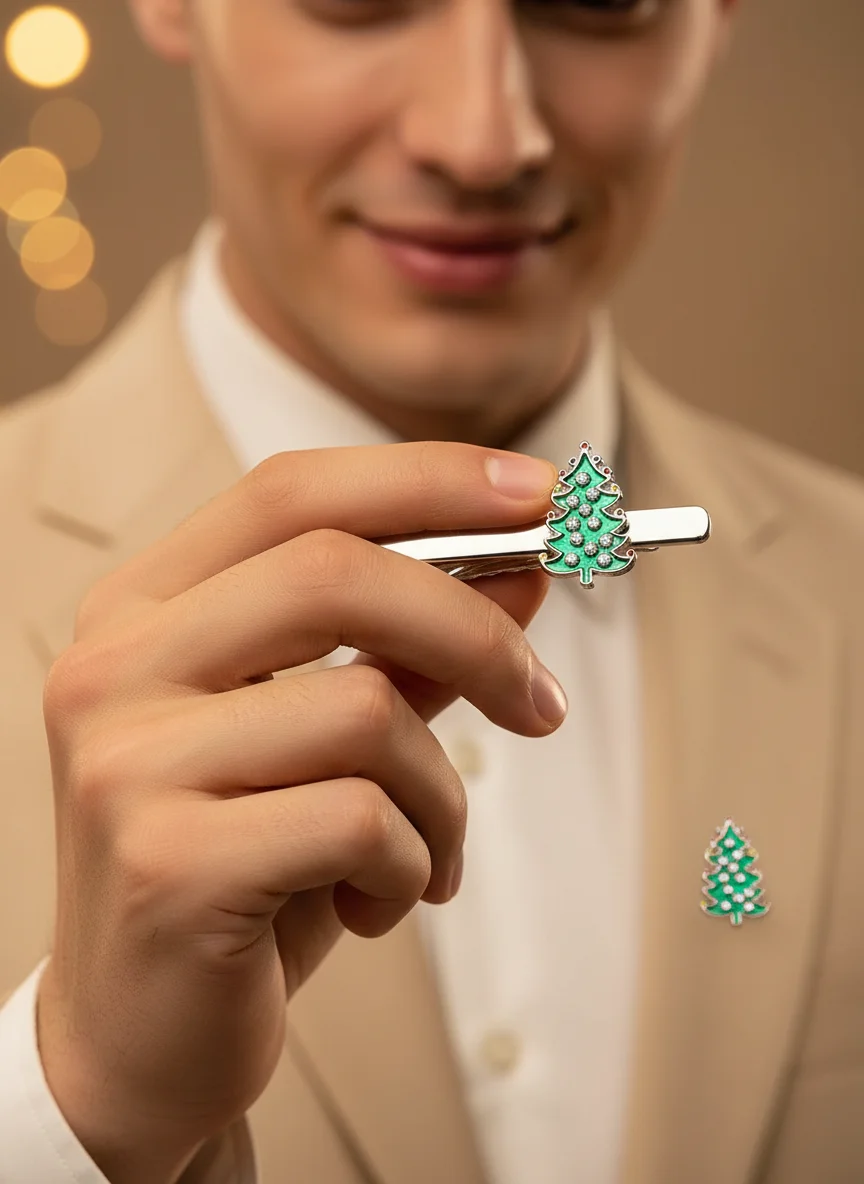 Fermacravatta da uomo con albe - Mens Xmas Fashion recensione e prezzo