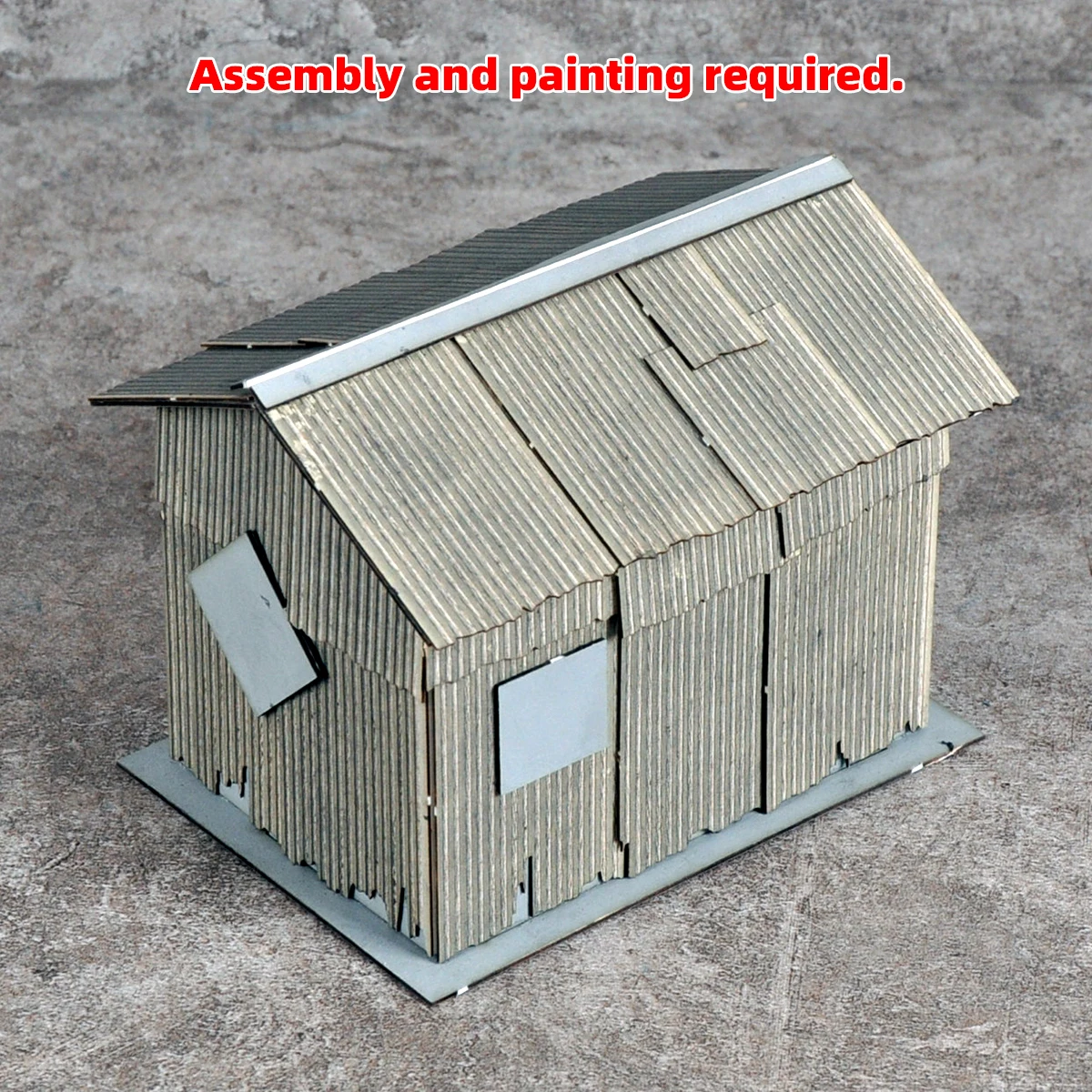 Architekturmodell-Bausatz Miniatur-Gebäude Ländliches Haus Blockhaus Holzhäuser Diorama Maßstabsmodell-Bausatz 1/35/48/64/72/87 – Detail 4