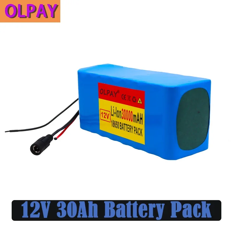 Batterie Lithium-ion Portable 3S8P 12V 30Ah  12.6V  Rechargeable, haute qualité