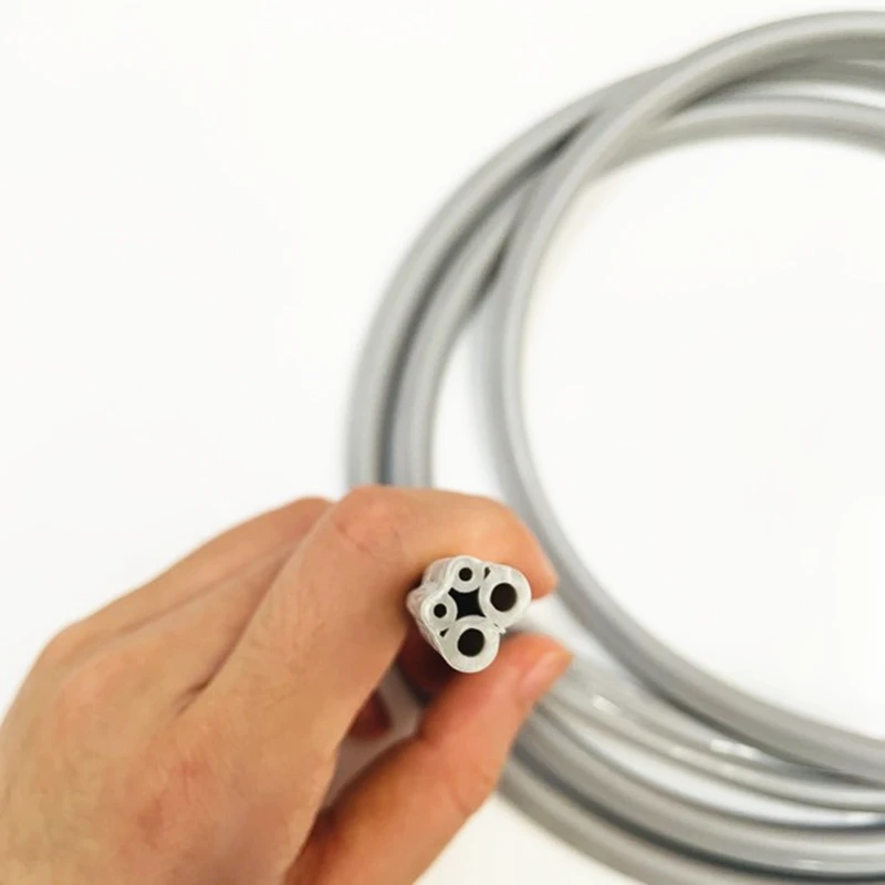 

Dental 4 holes High Speed Handpiece Tubing Silicone tube Hose Composites 4 holes handpiece pipe without connector SL1112