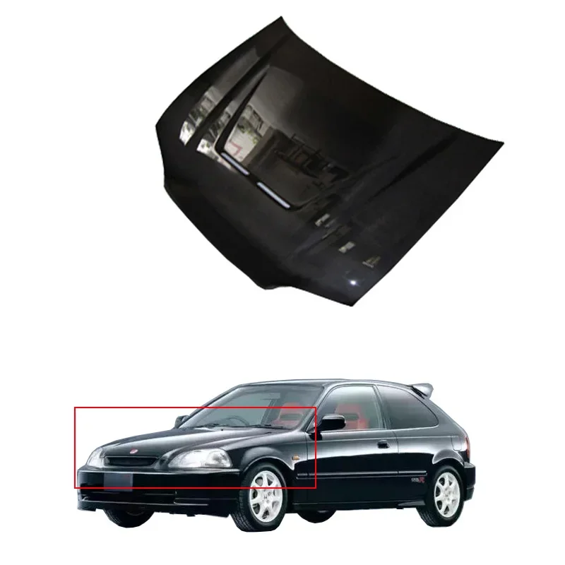 

Carbon Fiber Vent Hood For Honda Civic 2006 3D