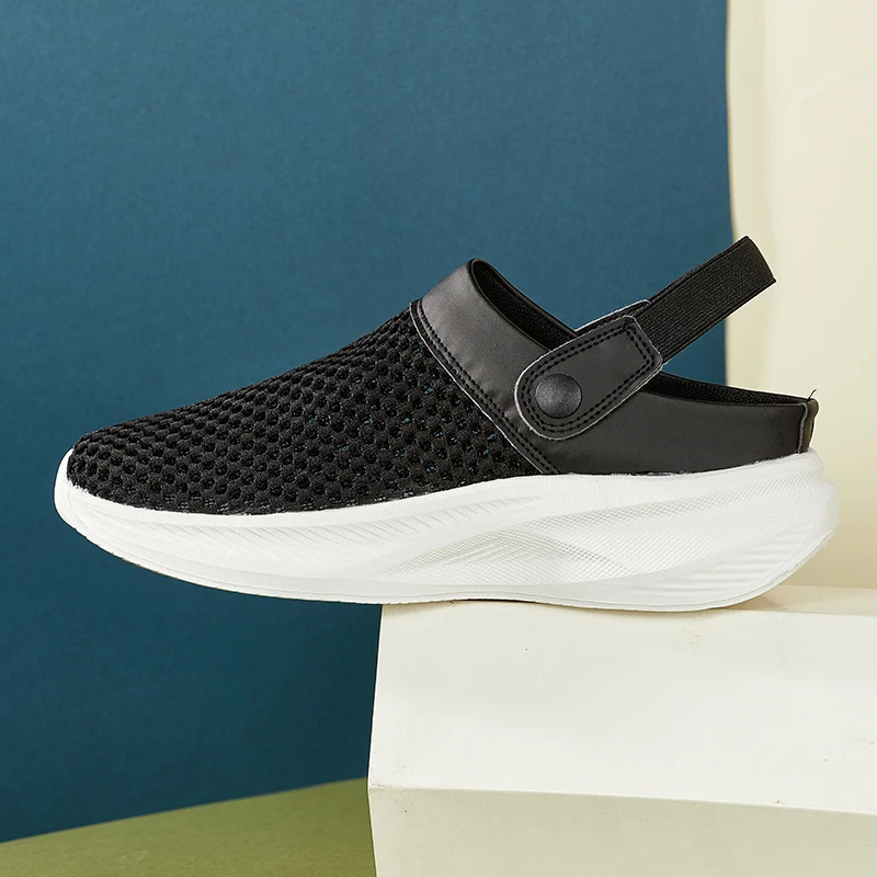 

New Summer Casual Mesh Men's Shoes Sandals Outdoor Wading Shoes Quick-Drying Men Sandals Antiskid Beach Sandals Hollow Shoes