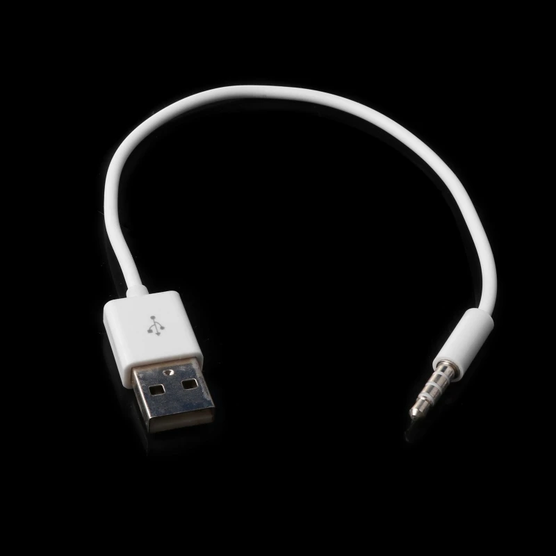 USB 3.5mm kabel do ładowania i synchronizacji danych Adapter do Apple iPod Shuffle 2nd