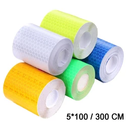 5cm 1/3/5/10M/20M 1PC Warning Light Reflector Protective Sticker Reflective Film Car Reflective Safety Strip Stickers