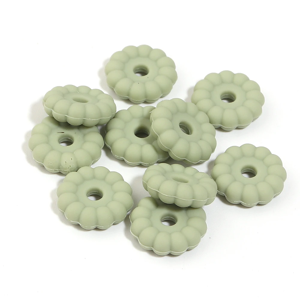 10 Stück 12mm Dichtungs-Silikonperlen Runde Lose Abstandsperlen aus Silikon für Schmuckherstellung DIY Handwerk Armband Halsketten Zubehör – Detail 13