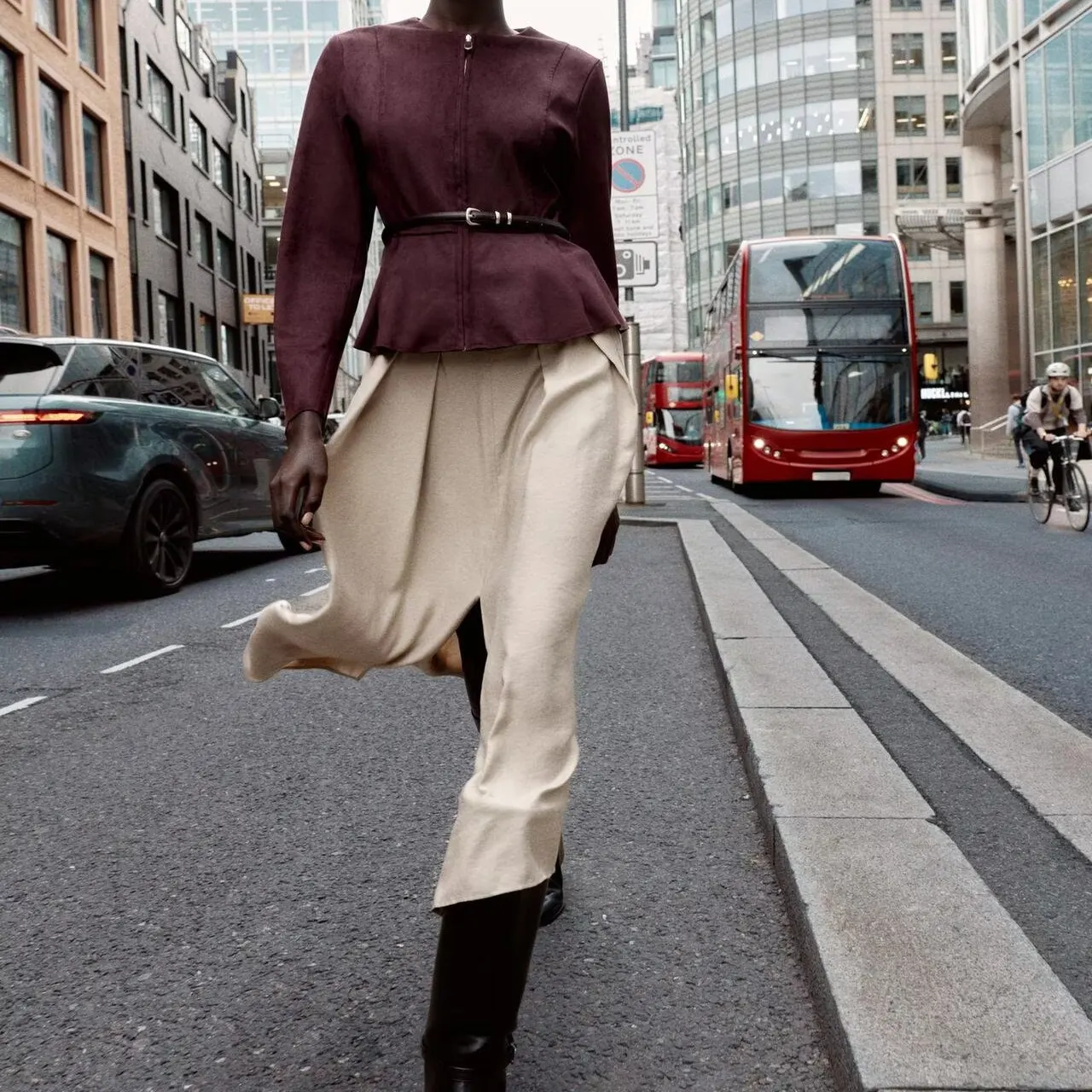 

s Lazy Sle Универсальная утягивающая юбка из искусственной замши с поясом Куртка-манто с застежкой-молнией круглый Ne Long Sve Женская O...