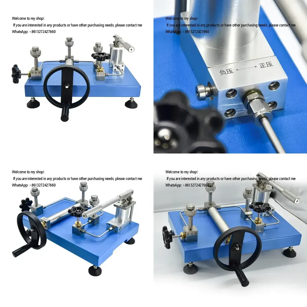 

YWQ-1431A Hydraulic Pneumatic Desktop Manual Pressure Calibration Pump Pressure Gauge Calibrator Barometer