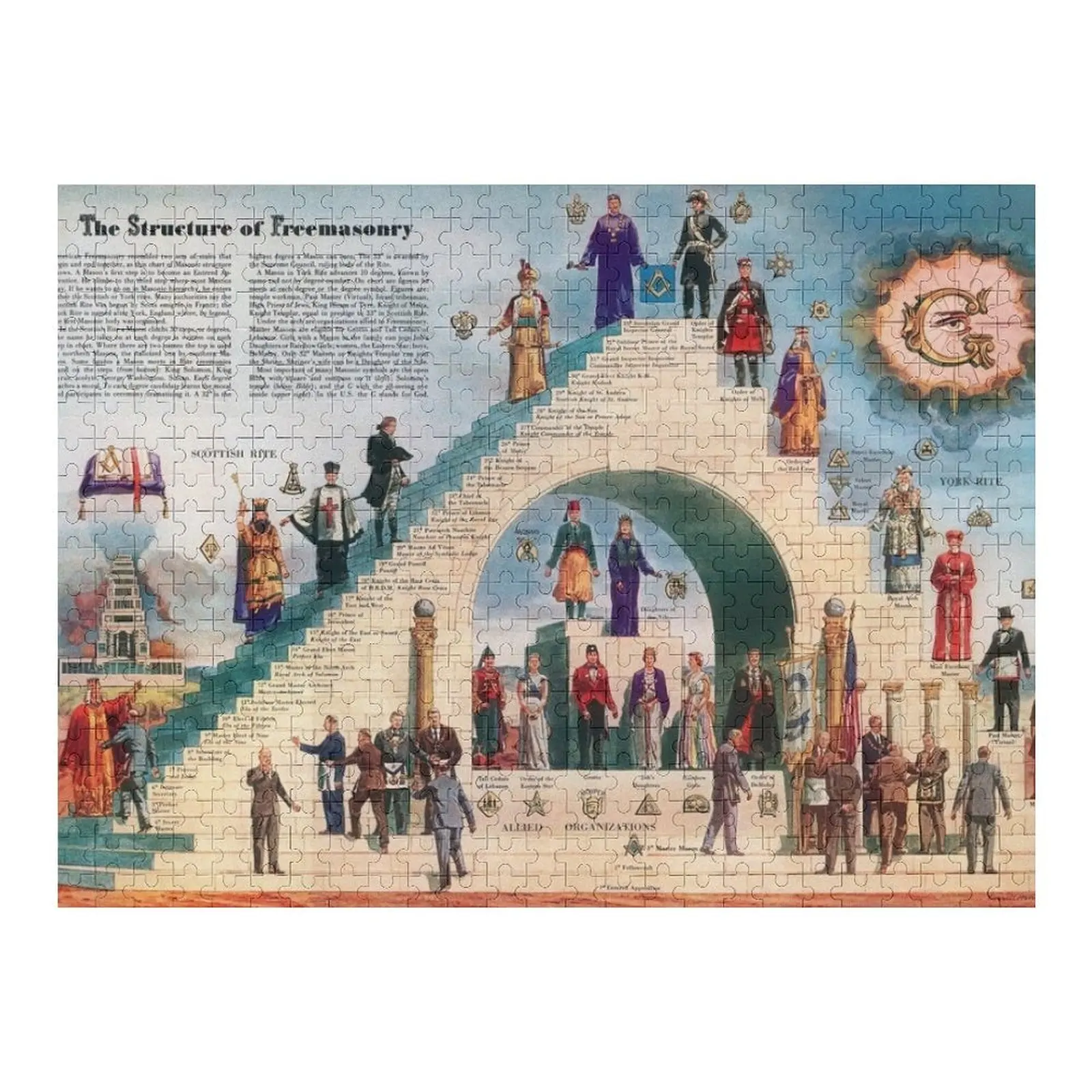 

Структура масонства Пазл Деревянное имя Пазл для детей Персонализированная детская игрушка-головоломка