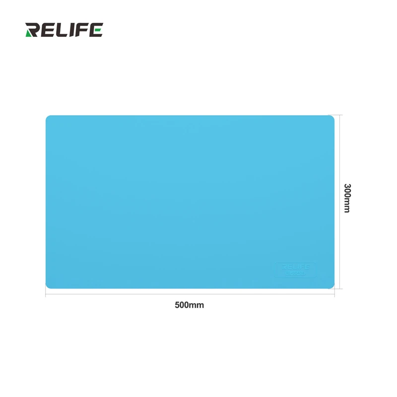 RELIFE RL-004DS Heat-Resistant Large Silicone Soldering Mat Anti-Static Repair Working Pad High Temperature Resistance of 500℃ view 6