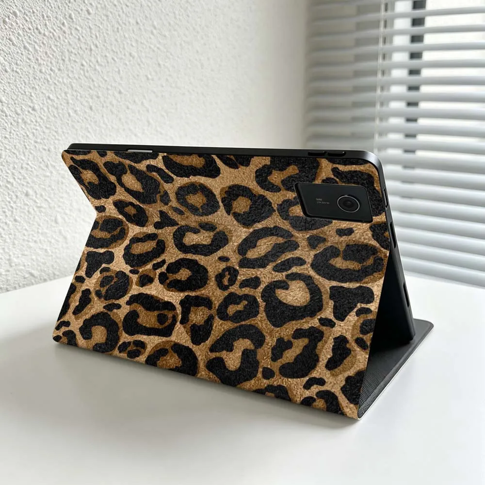 Luxurious Leopard Print Design Cover For Lenovo Xiaoxin Lenovo Tab Pad Pro Plus K11 P12 M10 Legion Y900 Soft Inch Tablet Case - view 3