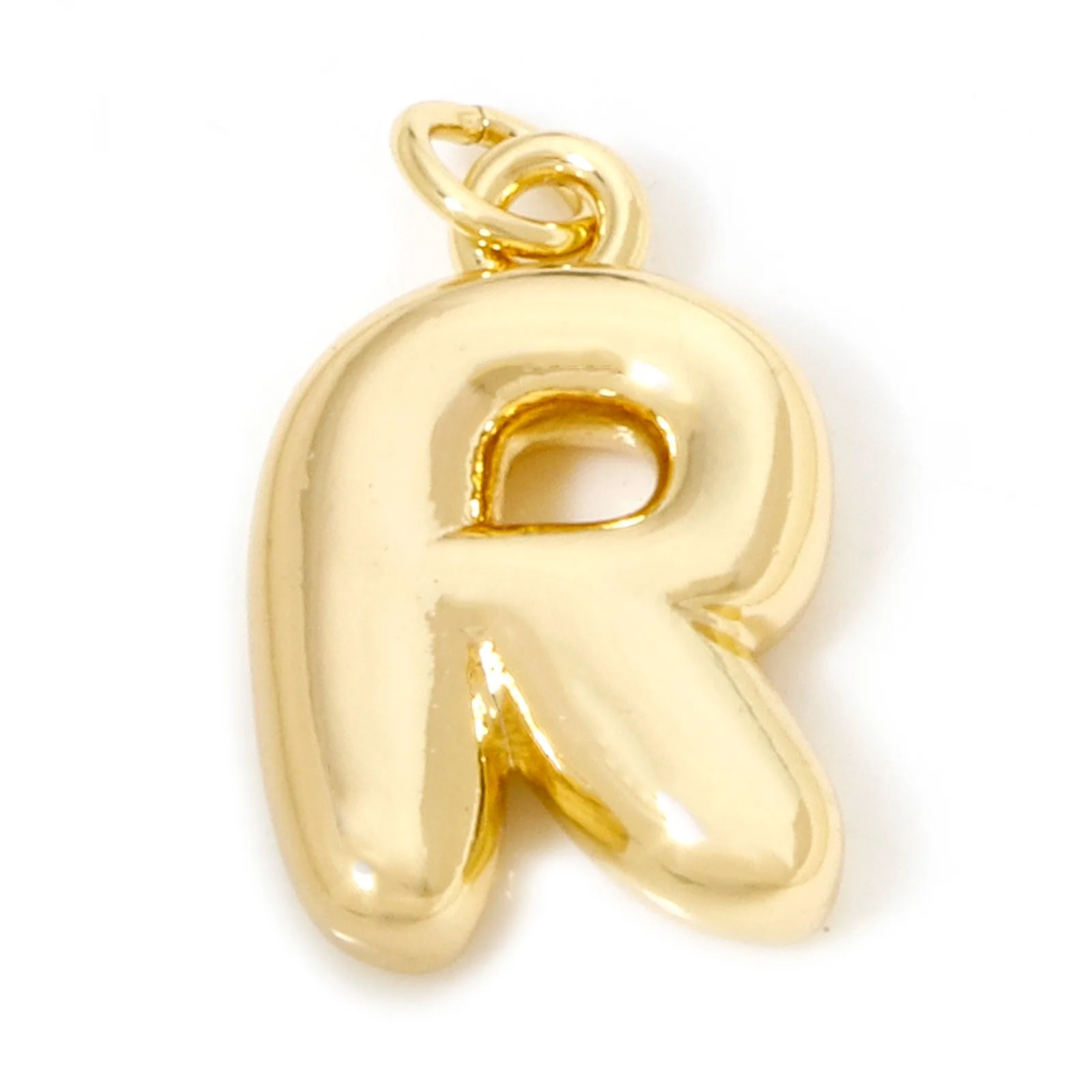 1pc neue Messing Charms Gold Farbe Kapital Alphabet Buchstabe 3d Anhänger DIY Halskette Armband für Frauen Männer Party Schmuck Ergebnisse – Detail 14