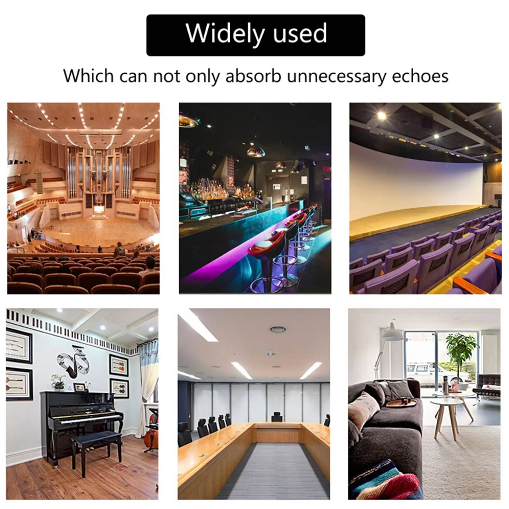 AC62-12 Pack Hexagon Acoustic Panels Beveled Edge Sound Proof Foam Panels,Sound Proofing Padding For Wall Decor,Studio&Office