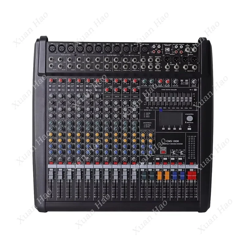 

XH CMS1000-3 Studio Mixers Music 10 Channel DJ Sound System Mixer Audio CMS1000-3