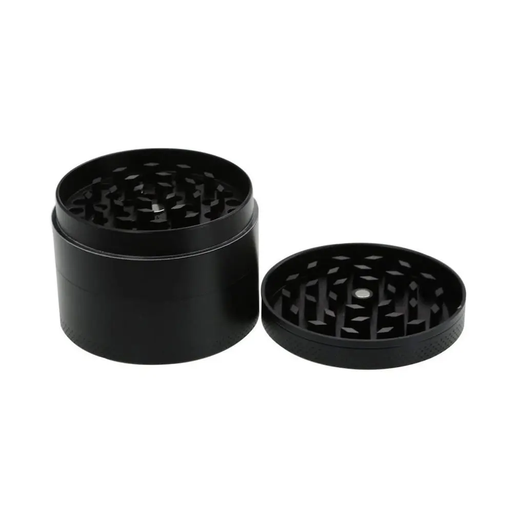 Mini Grinder Grass com Material de Liga de Zinco, Dry Herb Crusher, 4 Camadas, Moinho Manual de Tabaco