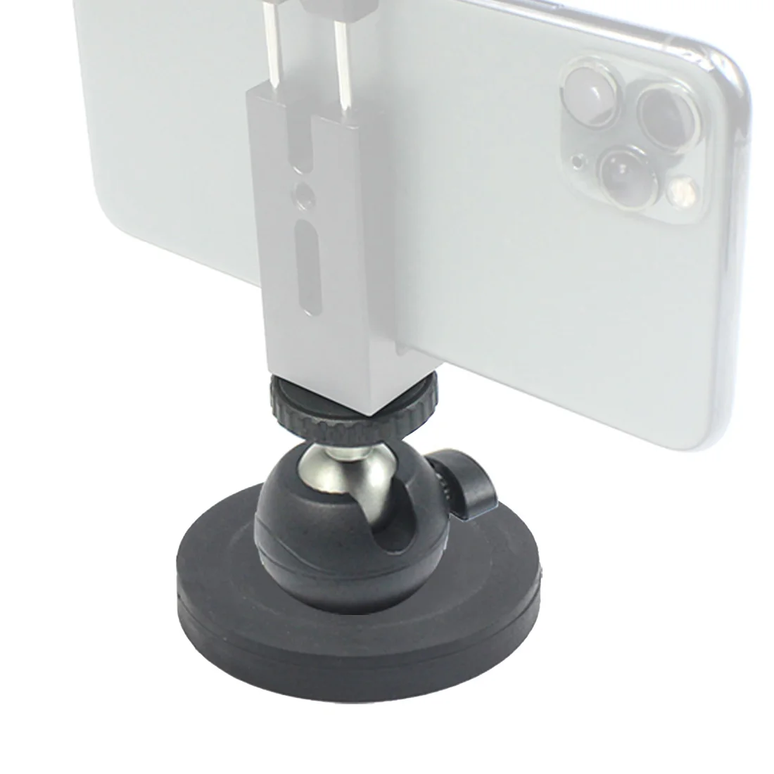 Magnetischer Magnet Auto-Saugnapf-Basis, Durchmesser 66 mm/43 mm, 1/4 Zoll Stativ-Adapter, Kugelkopf für GoPro-Kamera, Osmo Pocket Gimbal, Mobiltelefon – Detail 9
