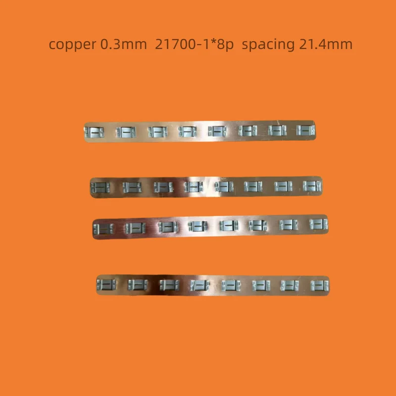 

21700-1*8P никелированный медный стержень 0,3 мм, комбинация аккумуляторов для электронного продукта, медно-никелевая шина, расстояние 21,4 мм, 30 шт.