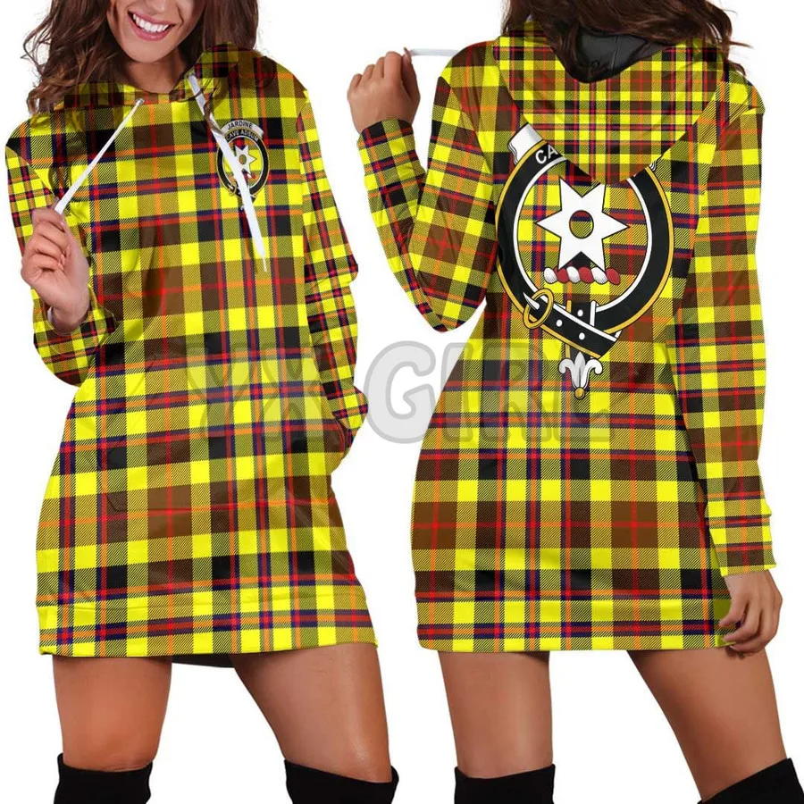 

Jardine Clan Tartan Crest Hoodie Dress 3D Printed Hoodie Dress Novelty Hoodies Women Casual LongSleeve Hooded Pullover Tracksuit