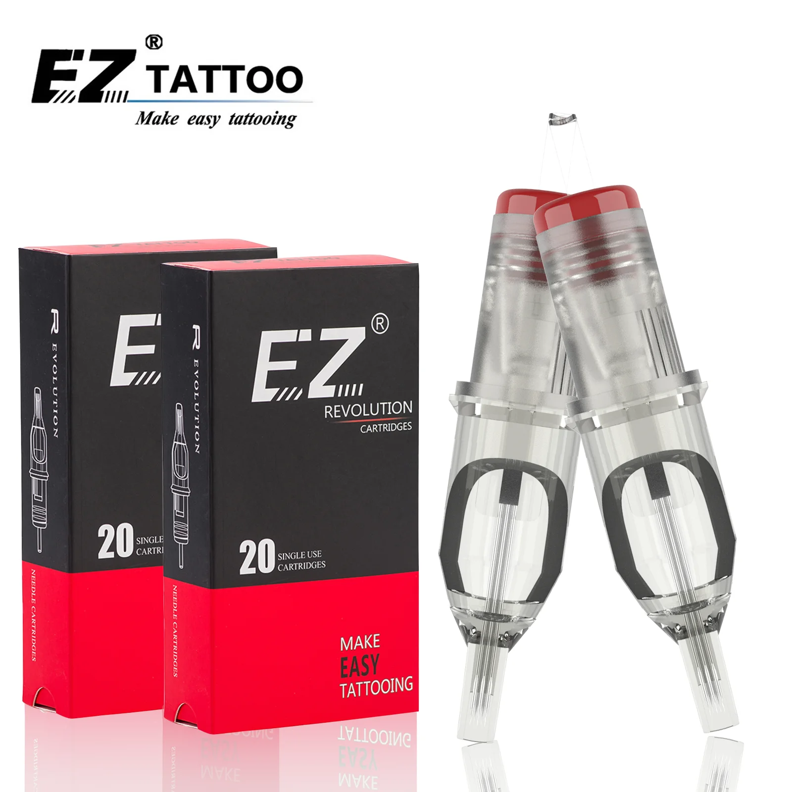 EZ タトゥーニードル レボリューション カートリッジニードル カーブ