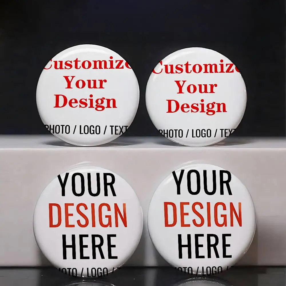 

Customization Is Welcome DIY Badges Button PinsBrooch Creative Funny Quotes Badge Clothes Backpack Jewelry Gift For Kids Friends