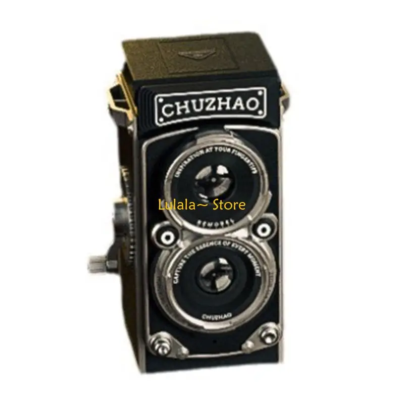 Y4QA Vintage Mini Digital Camera 12MP 1080p Videorecorder Dubbele lensreiscamera