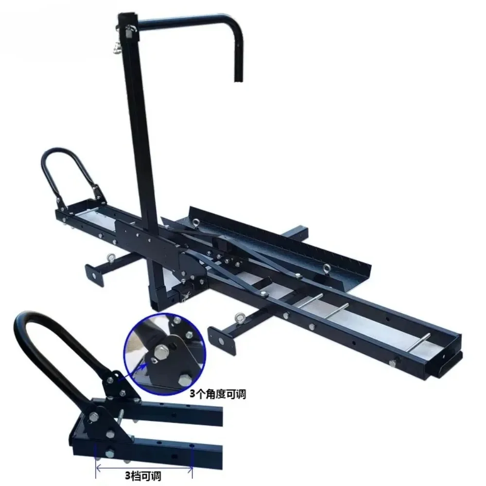 For modified car motorcycle frame trailer square mouth battery luggage rack carrying frame rear scooter