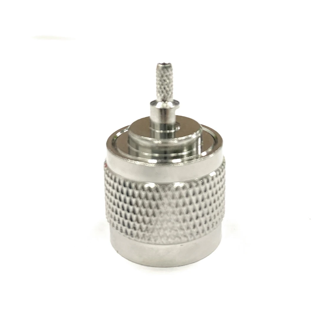 1Pc N Mannelijke Stekker Rf Coax Connector Crimp Rg316 Rg174 Lmr100 Kabel Recht Vernikkeld 50 Ohm Nieuwe Groothandel