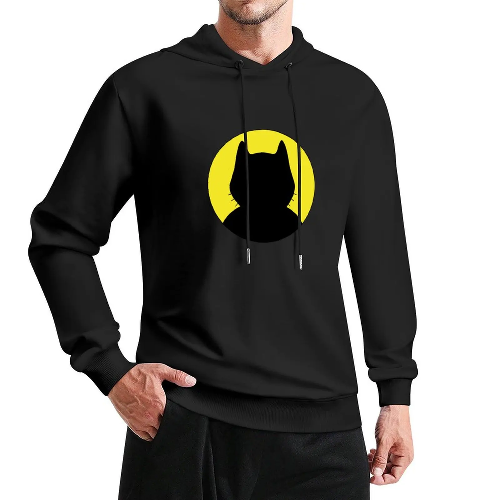 CATSIGNAL GATISE?AL CAT SIGNAL - BAT-SIGNAL CAT VERSION, BAT-SIGNAL CAT VERSION Pullover Hoodie ästhetische Kleidung Mann Hoodie