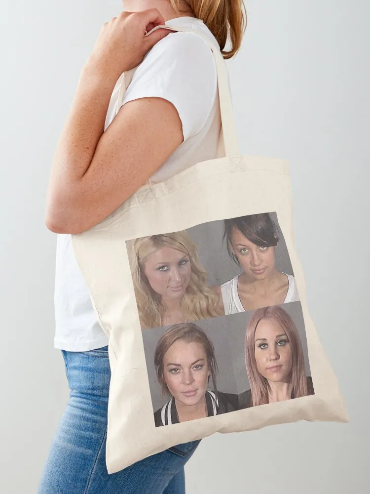 

ICONIC MUGSHOTS Tote Bag tote bag custom shopping cart bags Fabric bag bags for women