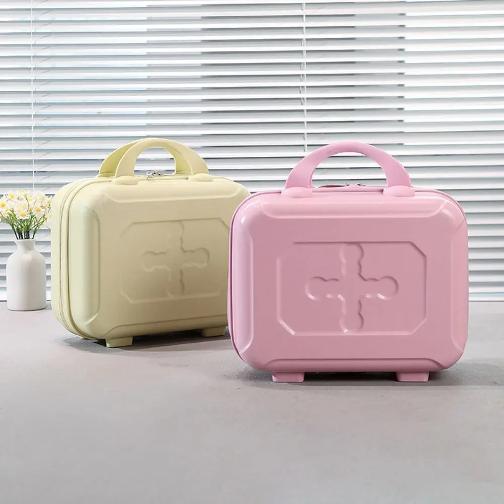 New 14 Inch Travel Luggage Bag Portable ABS Handheld Cosmetic Case Lightweight Fashion Mini Luggage Bag