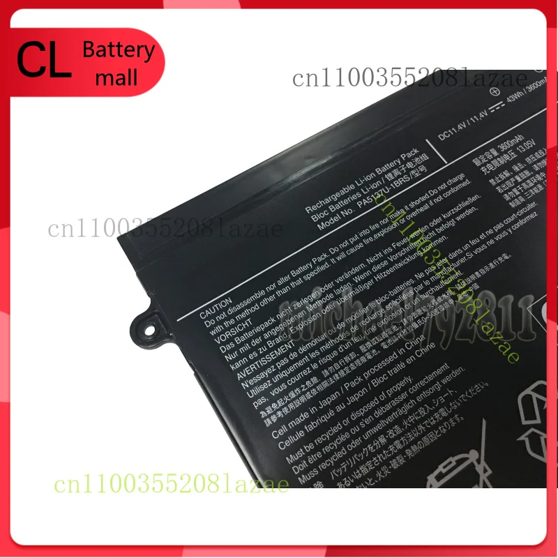 

New 43Wh Genuine PA5137U-1BRS Battery for Toshiba Protege Z10t-A-13V Series