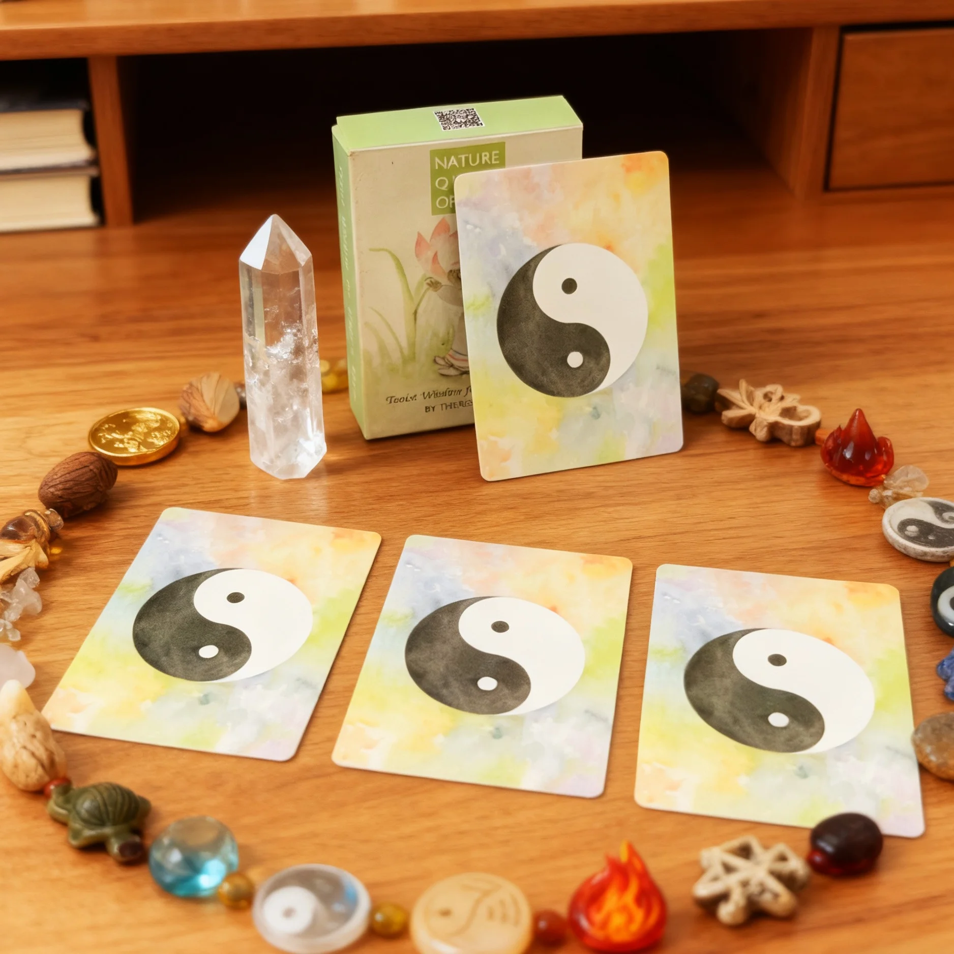 Nature Quest Oracle Oracle Karten Brettspiele Englisch Party Spielkarte Wahrsagerei Fate Game Deck Tisch