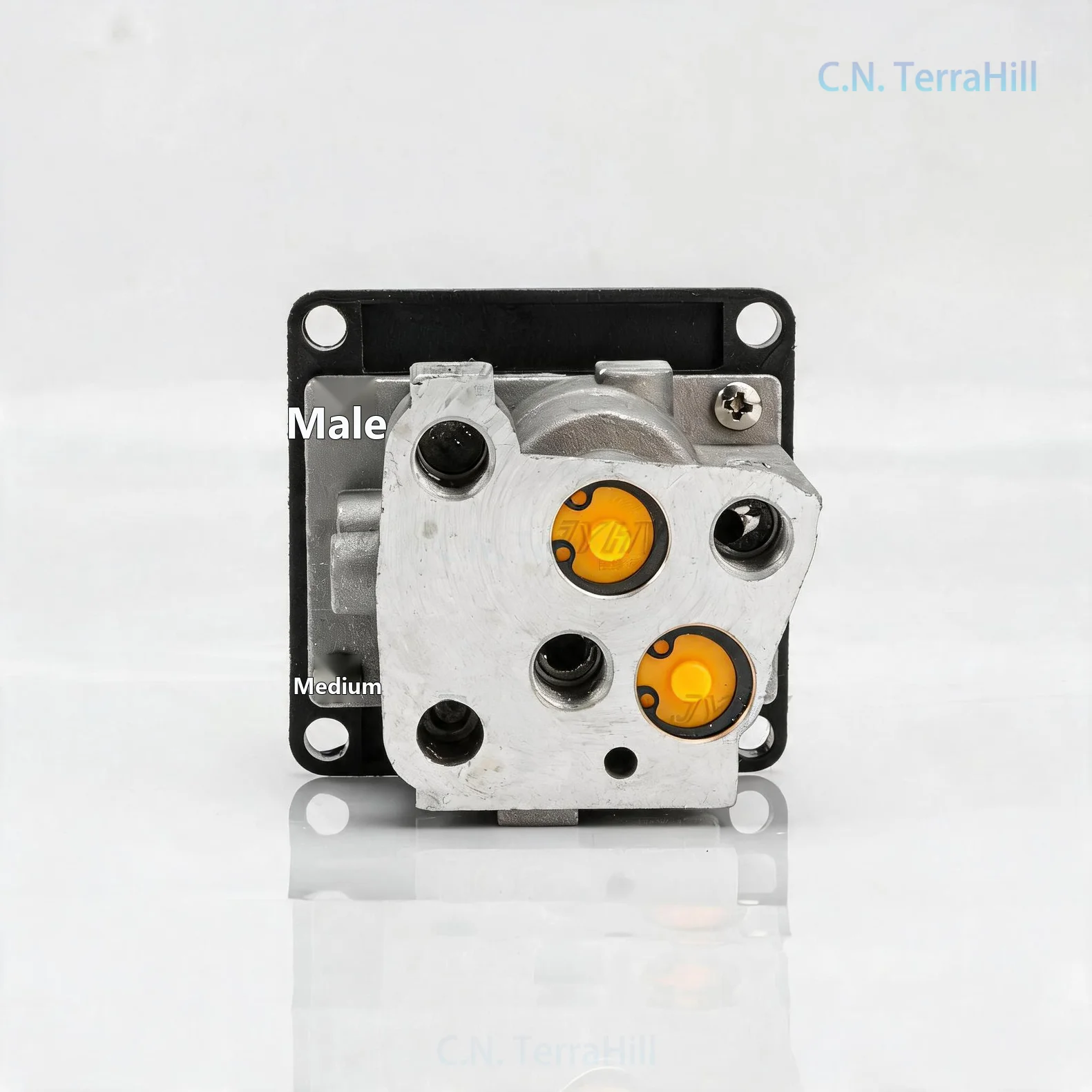 Hydraulic Pneumatic Control Valve BKQF34-A 3-Port Manual Air Control Valve Dump Truck Lift Switch