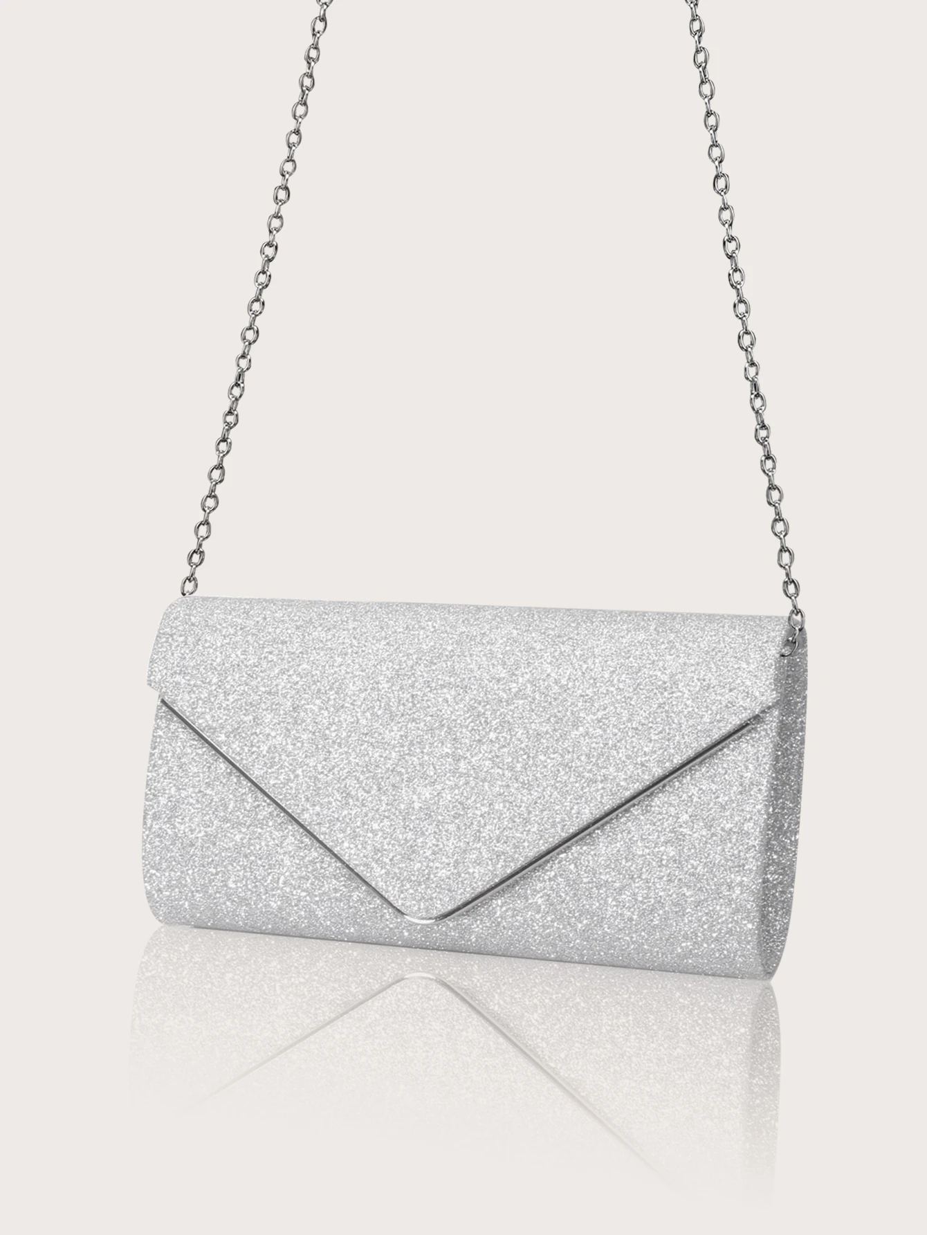 حقيبة سهرة نسائية كاجوال لامعة وأنيقة، خفيفة الوزن، عصرية وفاخرة، حقيبة كلاتش للحفلات، مجموعة مع قلادة رائعة من حجر الراين، سوار، مجموعة من أربع قطع، محفظة مثالية للحفلات وحقيبة يد نسائية رائعة وحقيبة كتف نسائية تذكارية